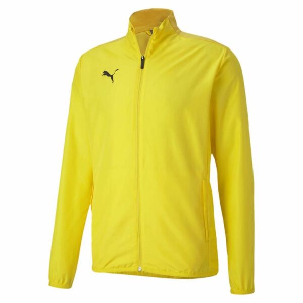 puma teamgoal 23 sideline jacket cyber yellow spectra yellow 656574 07 gr m