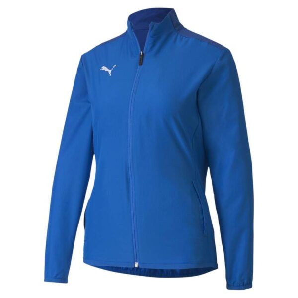 puma teamgoal 23 sideline jacket w electric blue lemonade team power blue 656936 02 gr s