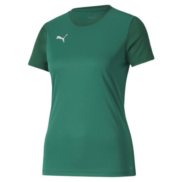 puma teamgoal 23 sideline tee w pepper green power green 656938 05 gr s