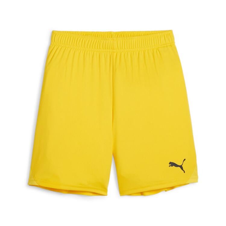 puma teamgoal shorts jr 705753 faster yellow puma black gr 116