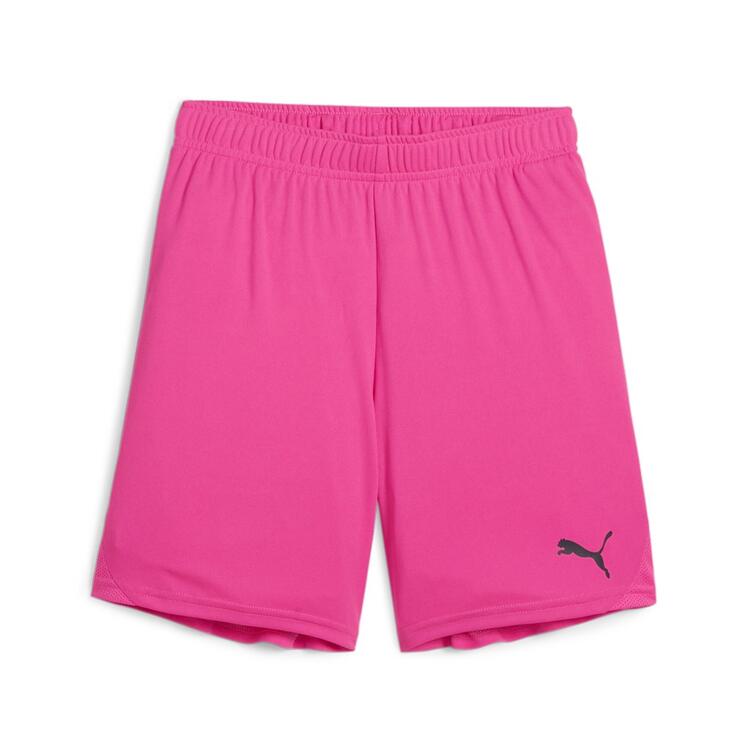 puma teamgoal shorts jr 705753 fluro pink pes puma black gr 128