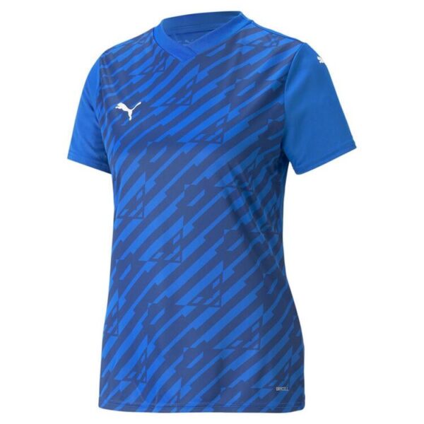 puma teamultimate jersey w 705655 electric blue lemonade gr m