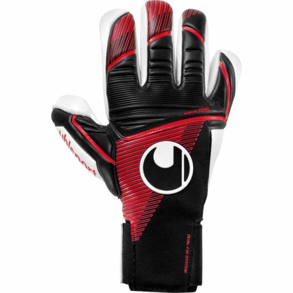 uhlsport powerline absolutgrip finger surround 101130601 schwarz rot weiss gr 12