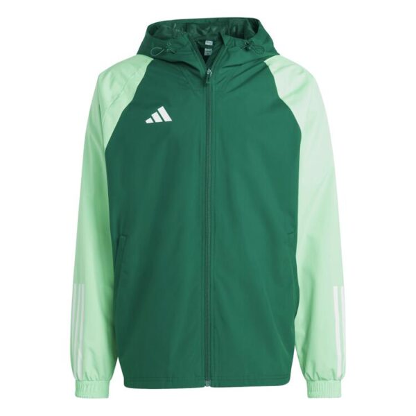 adidas tiro 23 competition allwetterjacke herren ic4570 drkgrn beamgr gr l