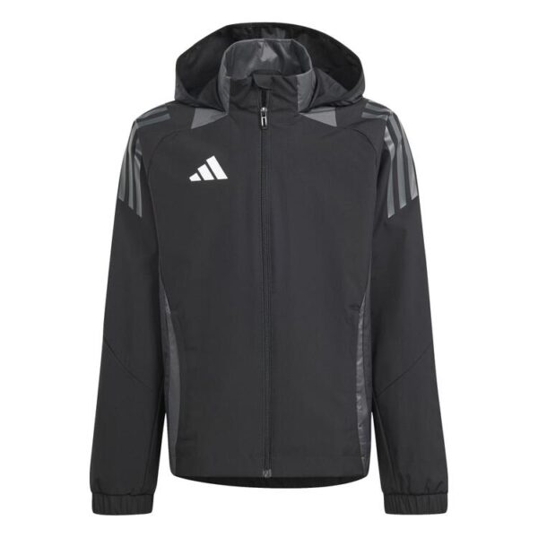 adidas tiro 24 competition allwetterjacke kinder ip7607 black tmdrgr gr 116