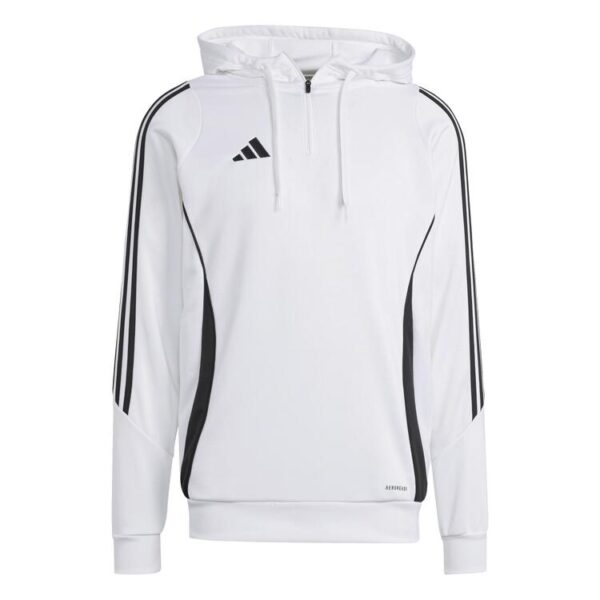 adidas tiro 24 training hoody herren ir9399 white black gr l