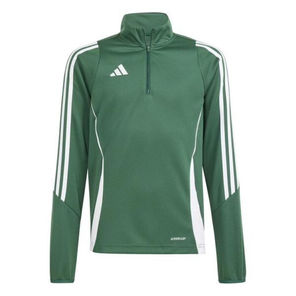 adidas tiro 24 training top kinder ir9362 drkgrn white gr 140