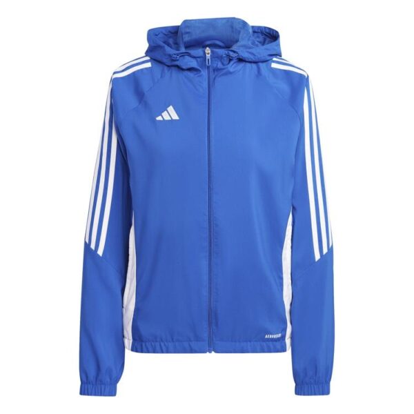 adidas tiro 24 windbreaker damen im8804 royblu white gr l