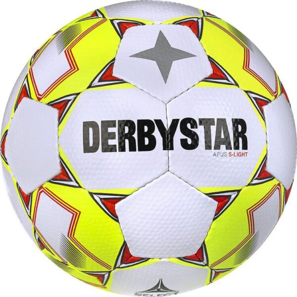 derbystar apus s light v23 jugend trainingsball 1388300530 weiss gelb rot gr 3