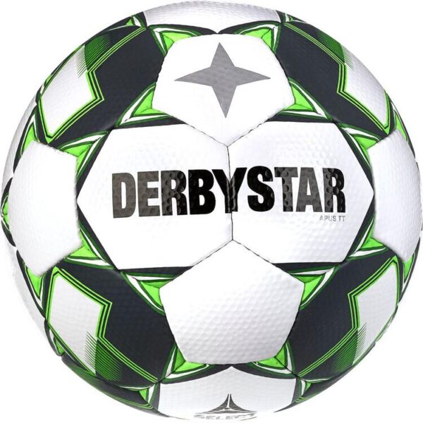 derbystar apus tt v23 trainingsball 1217500140 weiss gruen gr 5