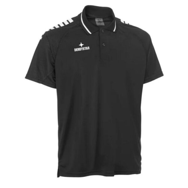 derbystar primo polo shirt v24 herren 632039 schwarz weiss gr l