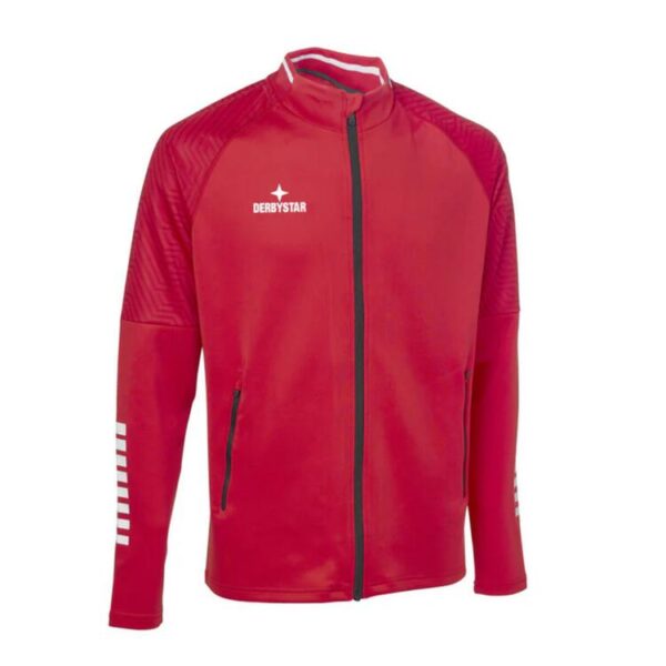 derbystar primo trainingsjacke v24 herren 612040 rot weiss gr l