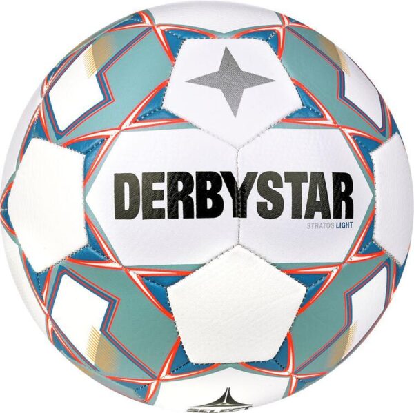 derbystar stratos light trainingsball v23 132056 weiss blau orange 4