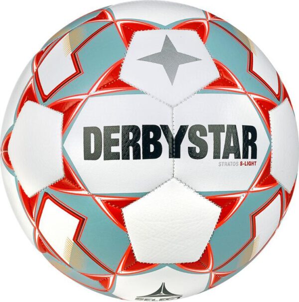 derbystar stratos s light trainingsball v23 132057 weiss blau orange 3