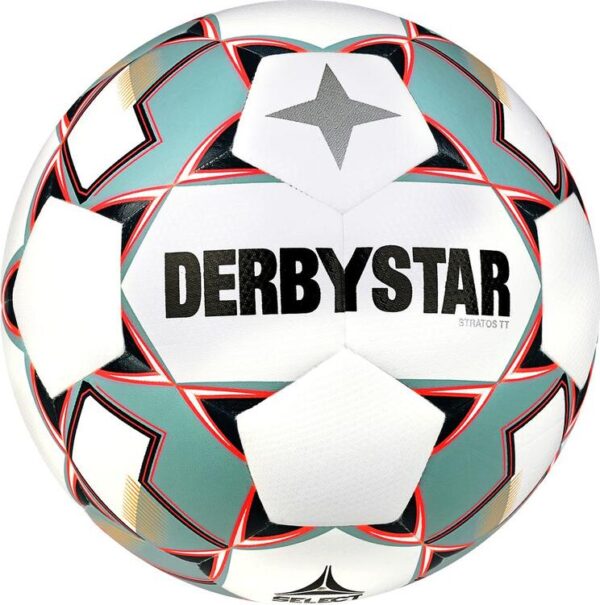 derbystar stratos tt trainingsball v23 122038 weiss blau orange 4