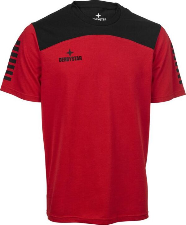 derbystar t shirt ultimo v23 6080040320 rot schwarz gr m