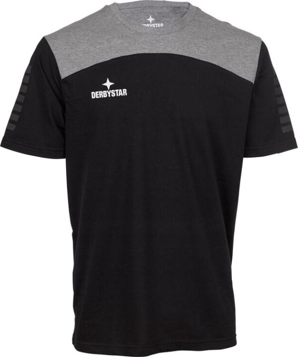 derbystar t shirt ultimo v23 6080060290 schwarz grau gr