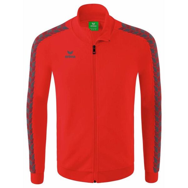 erima essential team tracktop trainingsjacke 2032207 rot slate grey 128