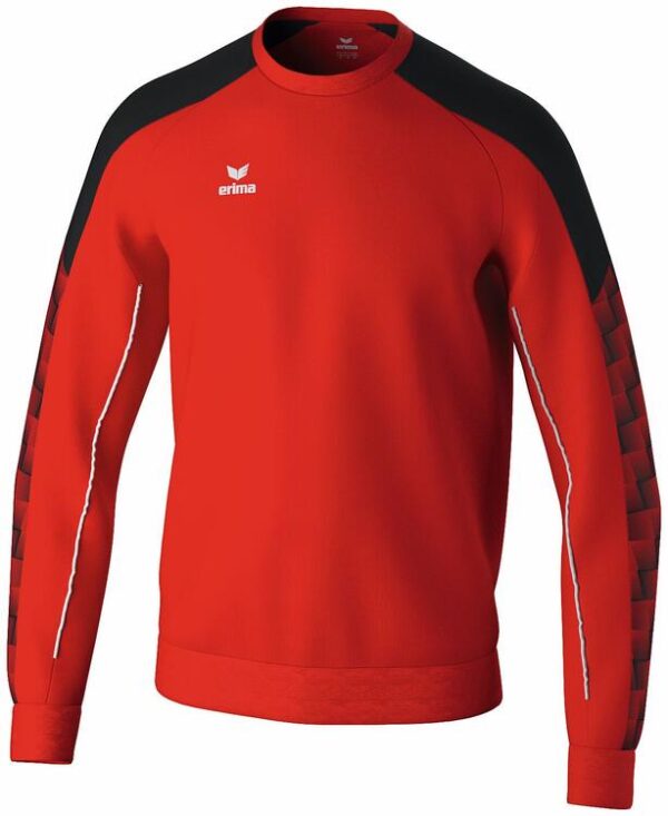 erima evo star sweatshirt 1072412 rot schwarz 116