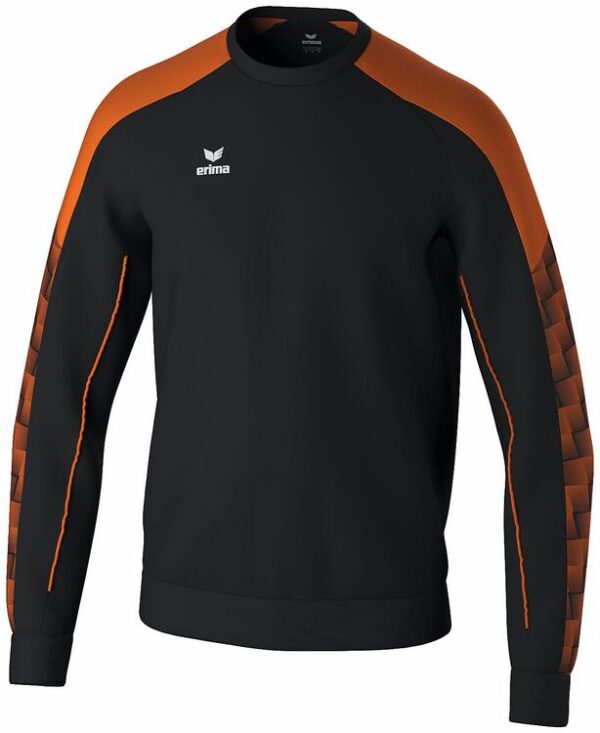 erima evo star sweatshirt 1072421 schwarz orange 116