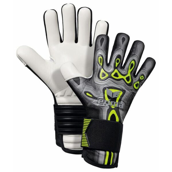 erima flex ray match torwarthandschuh 7222207 9 schwarz lime