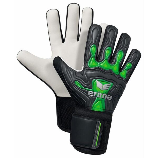 erima flex ray new talent fs torwarthandschuh 7222202 35 schwarz green gecko