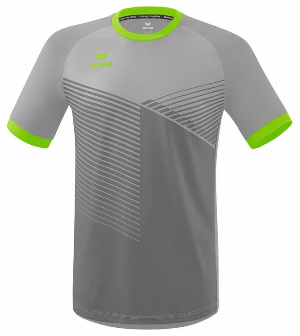 erima mantua trikot erwachsene silver grey green gecko groesse l