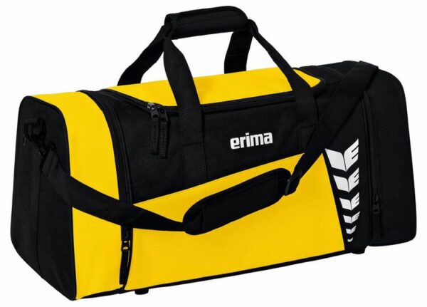 erima six wings sporttasche gelb schwarz groesse l