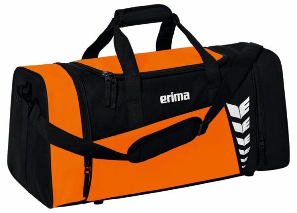 erima six wings sporttasche orange schwarz groesse l