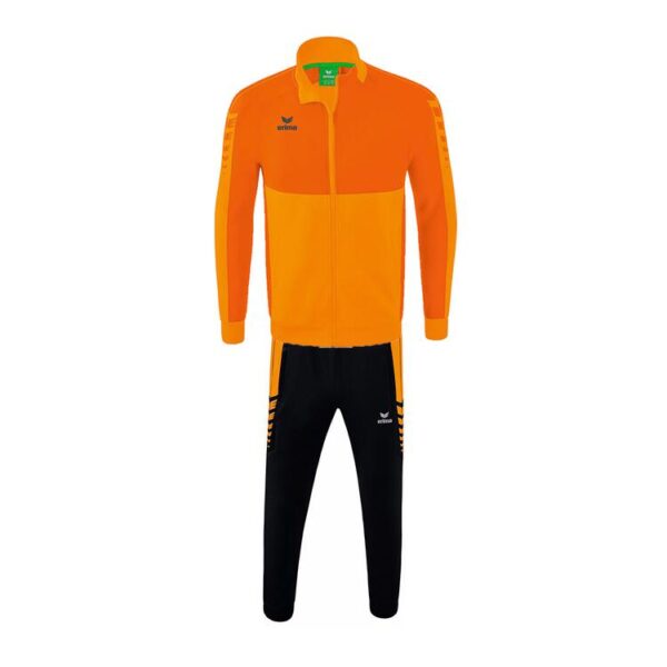 erima six wings worker trainingsanzug farbe new orange orange gr l