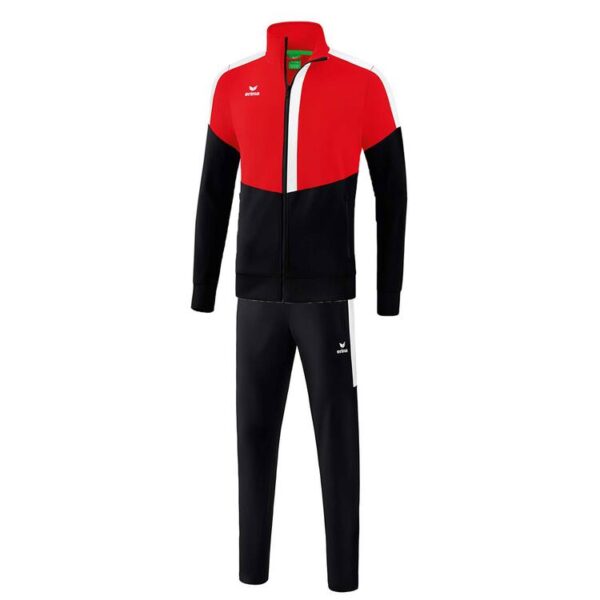 erima squad worker trainingsanzug farbe rot schwarz weiss gr 140