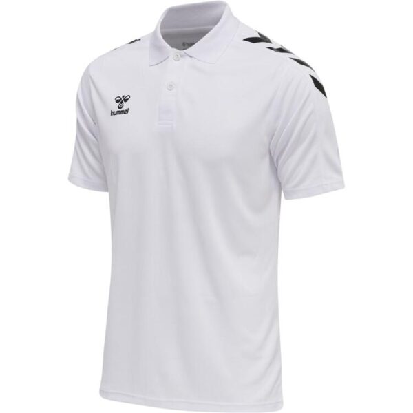 hummel core xk polo herren 211463 9001 white gr