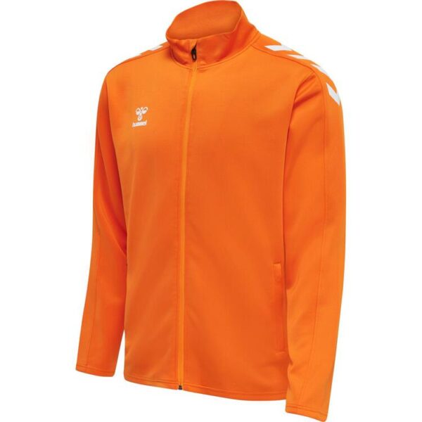 hummel core xk poly zip sweatshirt herren 211481 5190 orange tiger gr