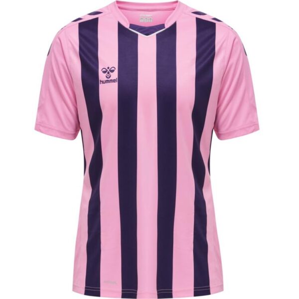 hummel core xk striped trikot herren 211458 3266 cotton candy acai gr