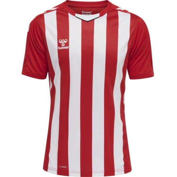 hummel core xk striped trikot herren 211458 3946 true red white gr l