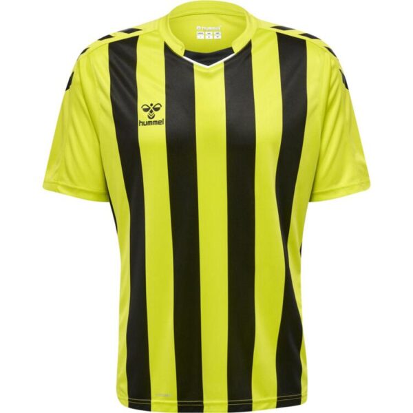 hummel core xk striped trikot herren 211458 5047 lime popsicle black gr