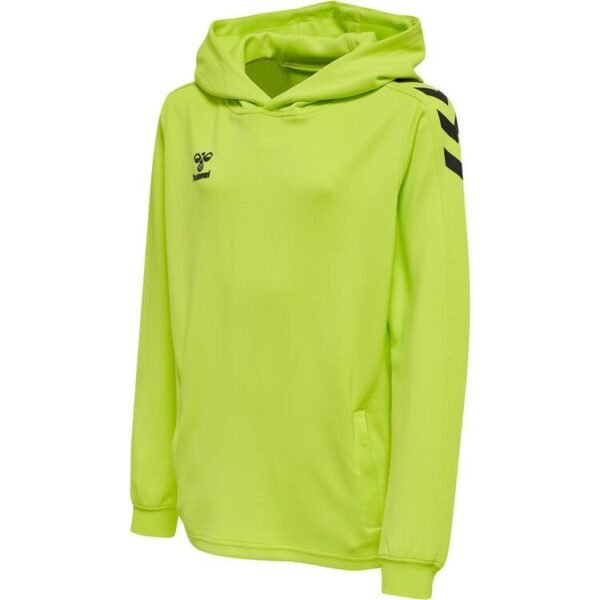 hummel hmlcore xk poly kids sweat hoodie 211483 5045 lime popsicle gr 116