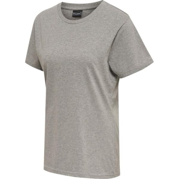 hummel hmlred basic t shirt s s woman 215121 2006 grey melange gr