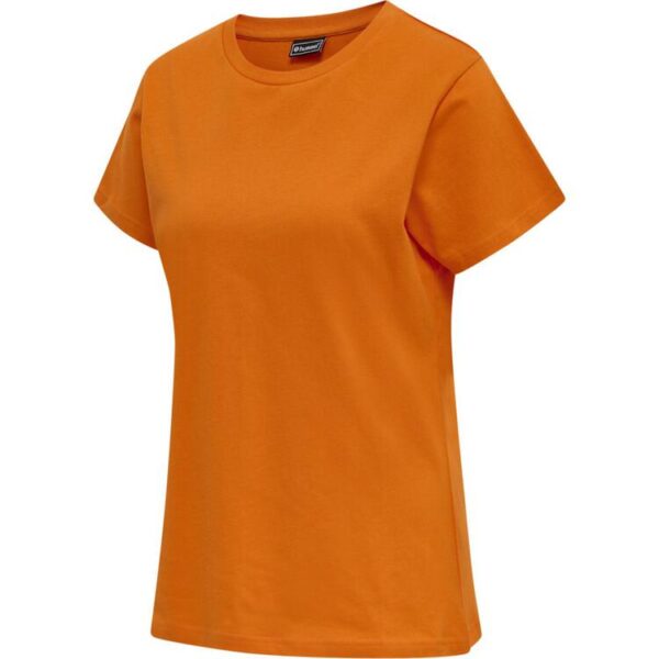 hummel hmlred basic t shirt s s woman 215121 5190 orange tiger gr l