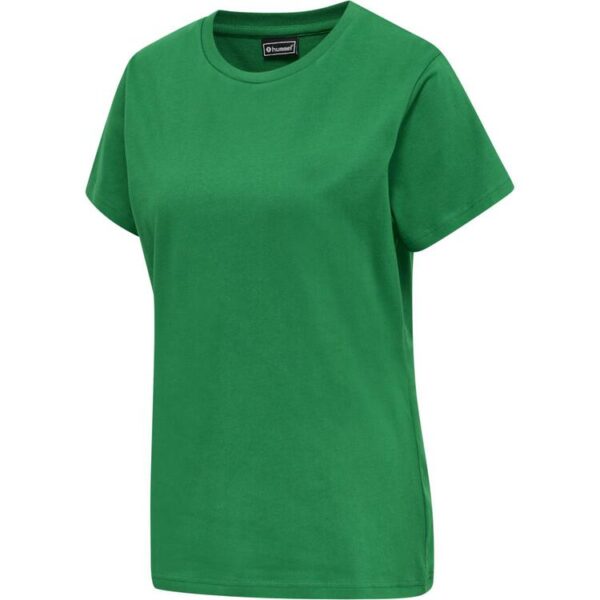 hummel hmlred basic t shirt s s woman 215121 6411 jolly green gr m