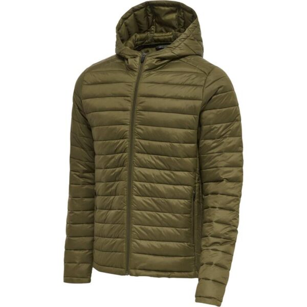 hummel hmlred quilted hood jacket 215215 6086 dark olive gr l