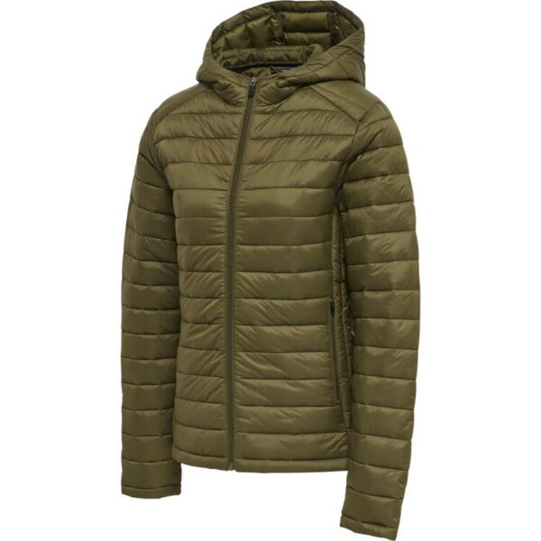 hummel hmlred quilted hood jacket woman 215217 6086 dark olive gr m