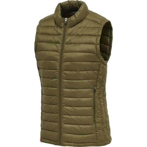 hummel hmlred quilted waistcoat woman 215214 6086 dark olive gr l