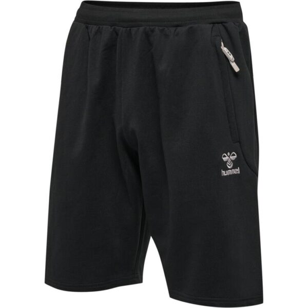 hummel move grid baumwoll shorts 214796 black gr