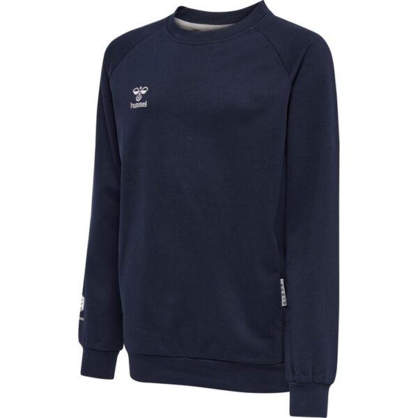 hummel move grid baumwoll sweatshirt kinder 214912 marine gr 128