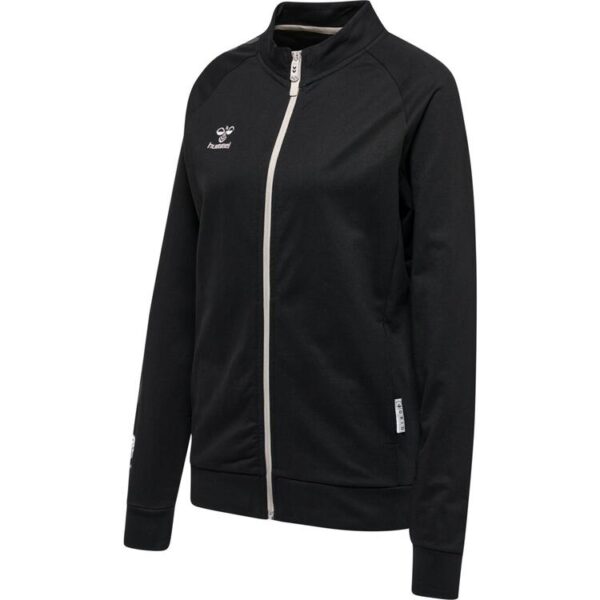 hummel move grid baumwoll trainingsjacke damen 214790 black gr