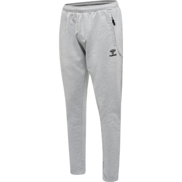 hummel move grid jogginghose 214801 grey melange gr