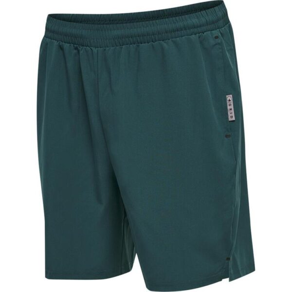 hummel move grid woven shorts 214800 deep teal gr l