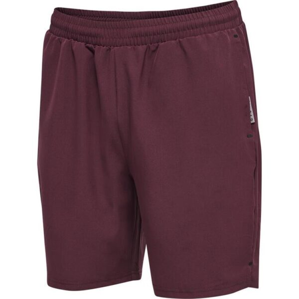 hummel move grid woven shorts 214800 grape wine gr