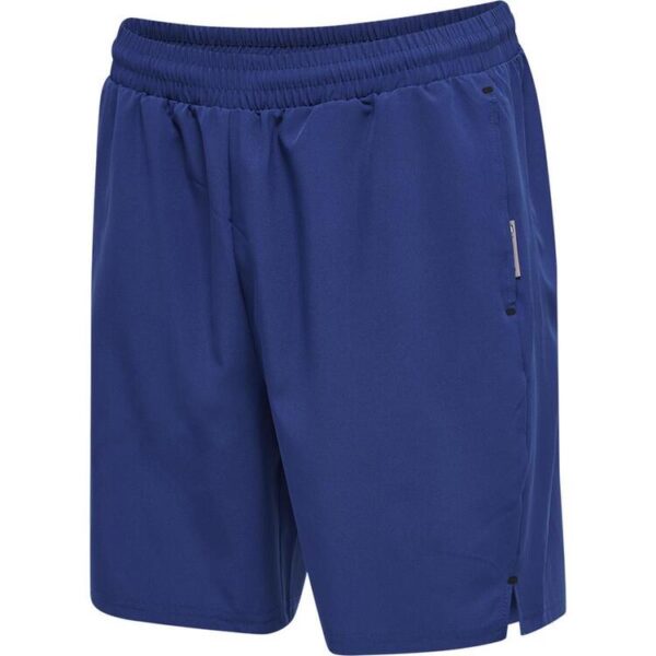 hummel move grid woven shorts 214800 sodalite blue gr